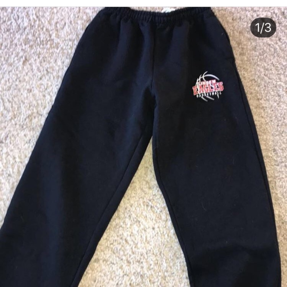 Black basketball sweatpants